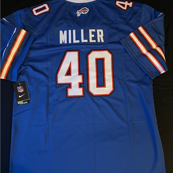 🏈 VON MILLER 🏈 (FIRM PRICE) BUFFALO BILLS (NFL) ON FIELD NIKE JERSEY. - Picture 6 of 11